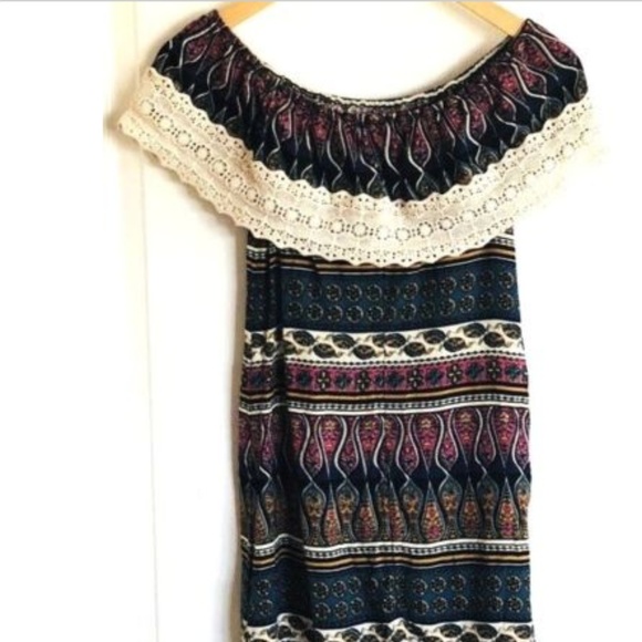 Hollister Off the Shoulders Tunic Top - Picture 1 of 3